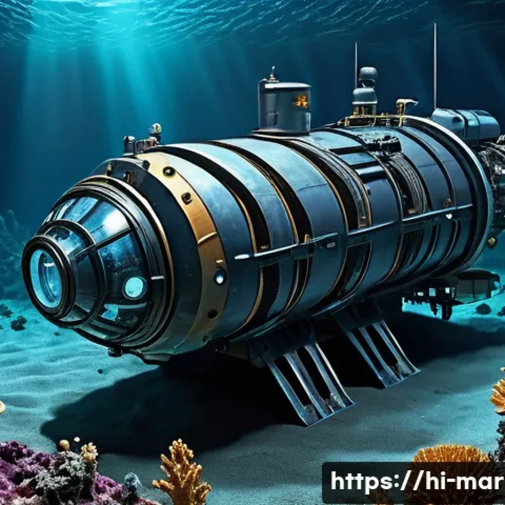 해양자원 개발 정책 - **Prompt: Deep-Sea Exploration of Abundant Marine Minerals**
    "A highly detailed, realistic image...