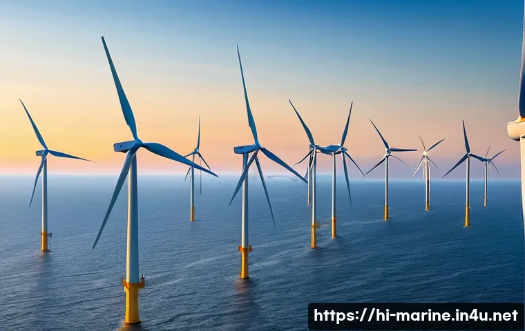 해양풍력 발전과 사회적 수용성 - **Prompt 1: Majestic Offshore Wind Farm at Dawn**
    "A majestic offshore wind farm composed of mul...